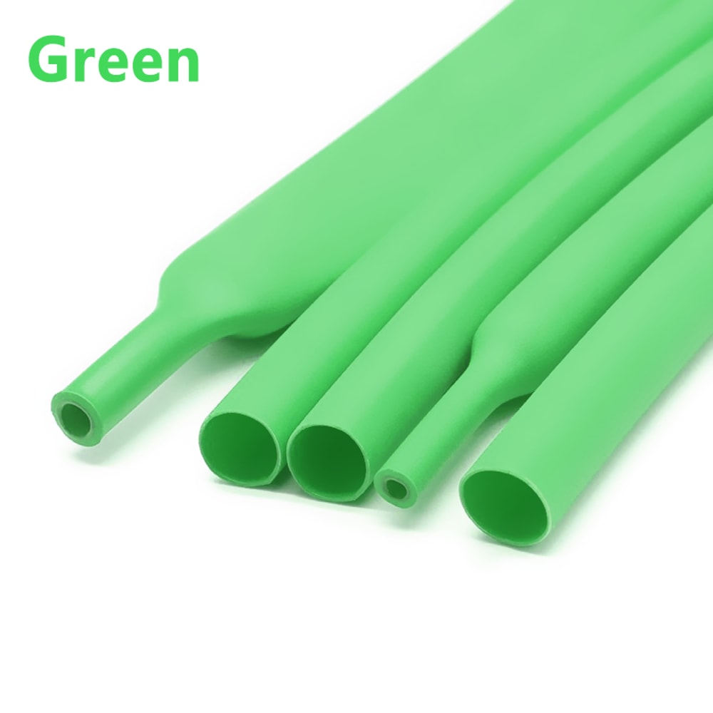 Black Heat Shrink Tube Polyolefin Thermal Insulated Cable Sleeve Red 8