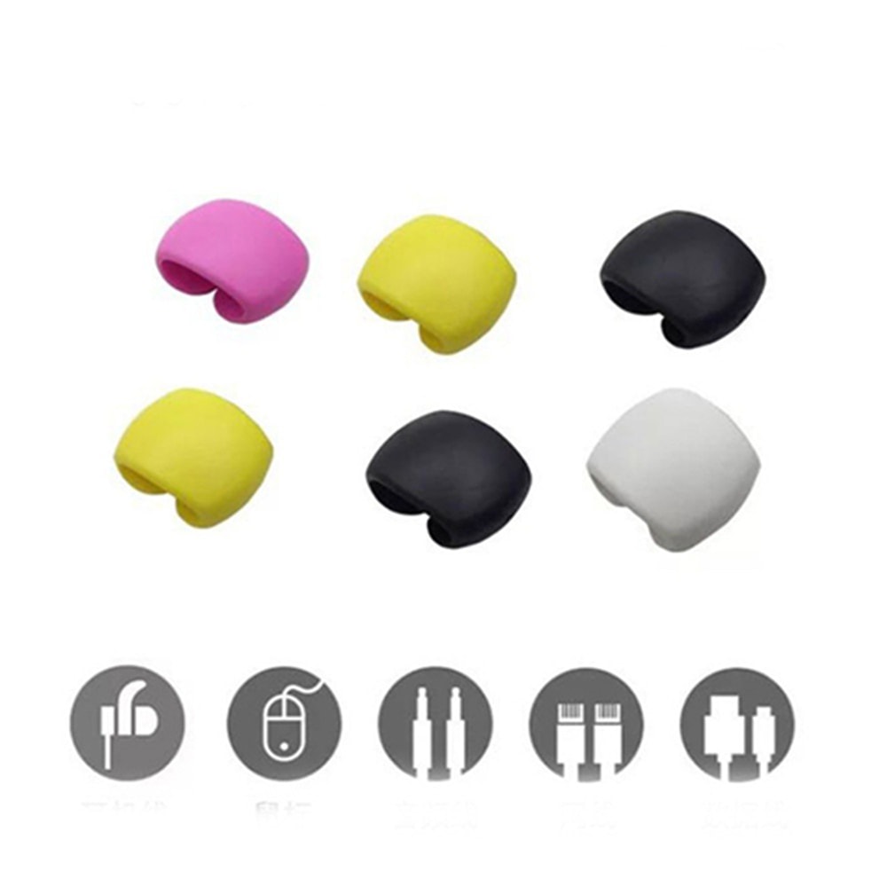 Earphone Charging Cables Storage Buckle Data Cord Clip Decoration Travel Charge Cable Protectors Or