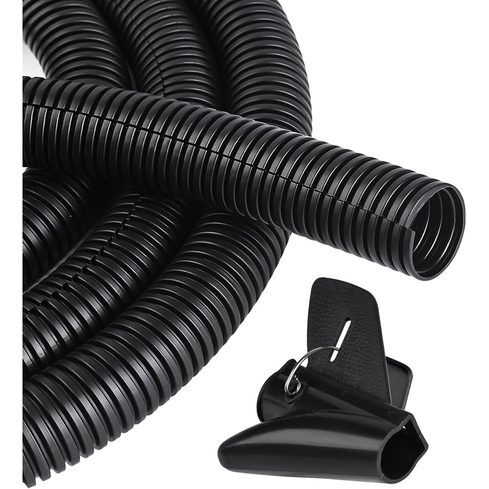 Flexible Wire Covers Flame Retardant Split Wire Loom Tubing With Installation Tool Cord Protectors 0