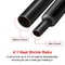 Dual Wall Insulated Heat Shrink Tubing Waterproof Adhesive Black Shrinkable Tube 1