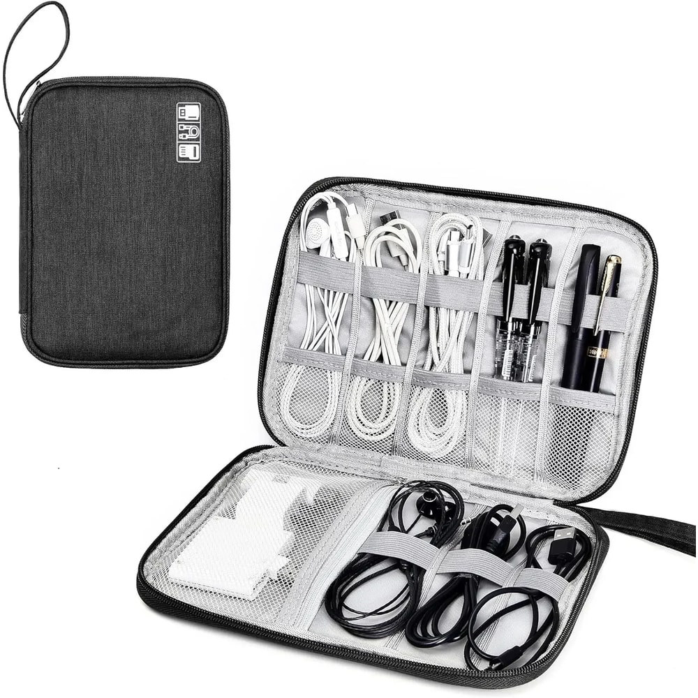 Digital Travel Packing Cube Space Saving Mobile Hard Drive Bag Multifunctional Data Cable Storage S 6
