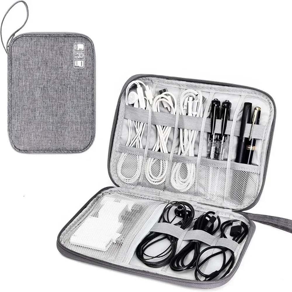 Digital Travel Packing Cube Space Saving Mobile Hard Drive Bag Multifunctional Data Cable Storage S 9