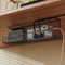 No-drill Under-desk Cable Management Tray Power Cable Rack Wire Socket Storage Organizer