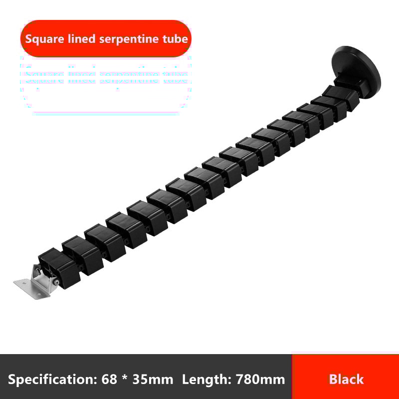 Workplace Snake Wire Design Cable Spinal Cord Wrapper Under Desk Cable Defense Pipe 7