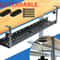 No Drilling Extendable Under Desk Cable Management Metal Tray Multipurpose Space Saving Organizer S 0