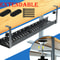 No Drilling Extendable Under Desk Cable Management Metal Tray Multipurpose Space Saving Organizer S 0