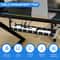 No Drilling Extendable Under Desk Cable Management Metal Tray Multipurpose Space Saving Organizer S 1