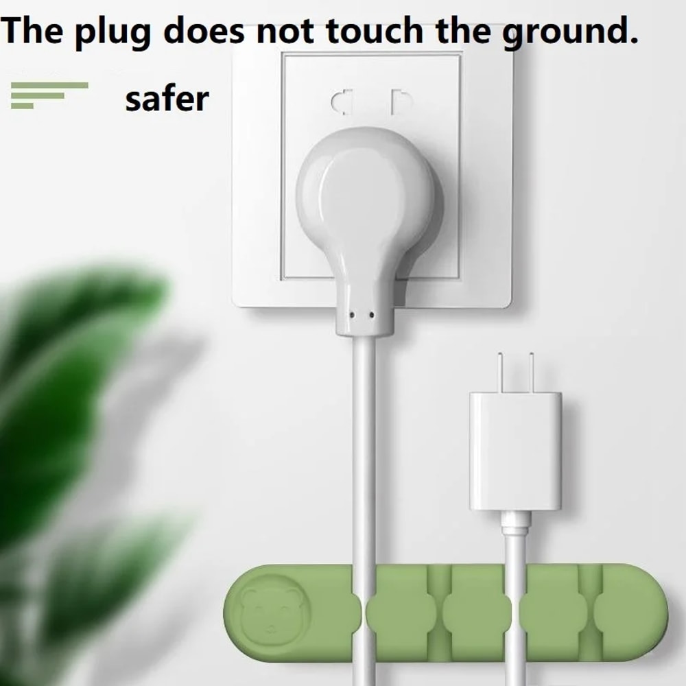 Cute Cable Holder Desk Tidy Organizer Cord Protector For Table 1