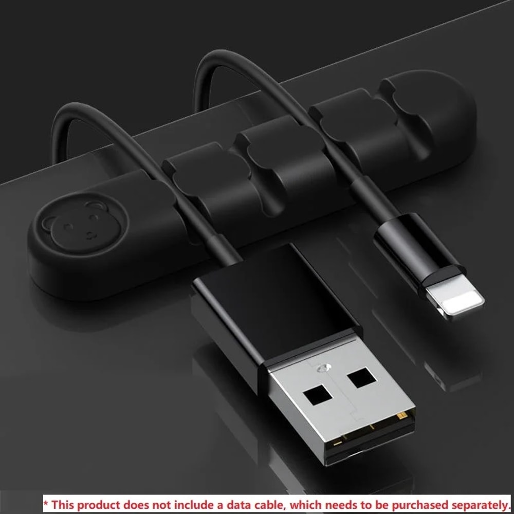 Cute Cable Holder Desk Tidy Organizer Cord Protector For Table 0