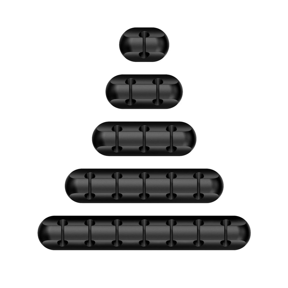 Silicone Cable Organizer Clips Self Adhesive USB Cable Winder Mouse Keyboard Headset Cord Managemen 7