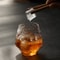 Retro Whiskey Glass Hazy Hammer Wine Tumbler Drinking Cup Cognac Brandy Whisky Mug with Wo