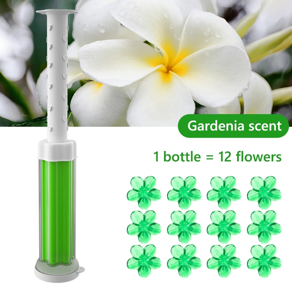 Flower Aromatic Toilet Cleaner Gel Remove Odors No Traces Formula Comfortable Smell For Household C 6