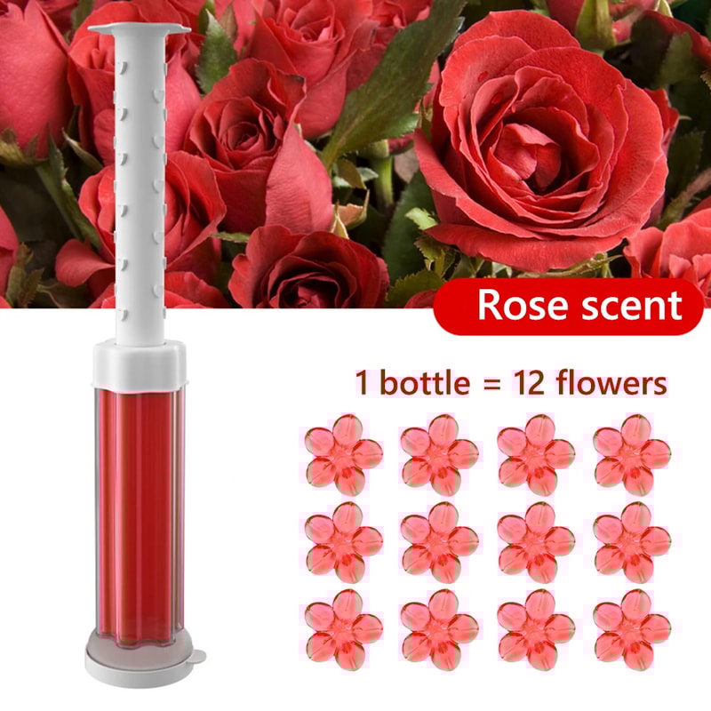 Flower Aromatic Toilet Cleaner Gel Remove Odors No Traces Formula Comfortable Smell For Household C 9