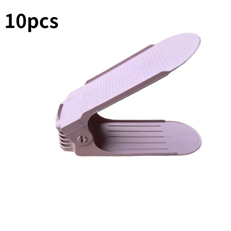 Shoe Slots Space Saving Saver 4 Gears Adjustable Shoe Stacker Organizer For Household Storage 8