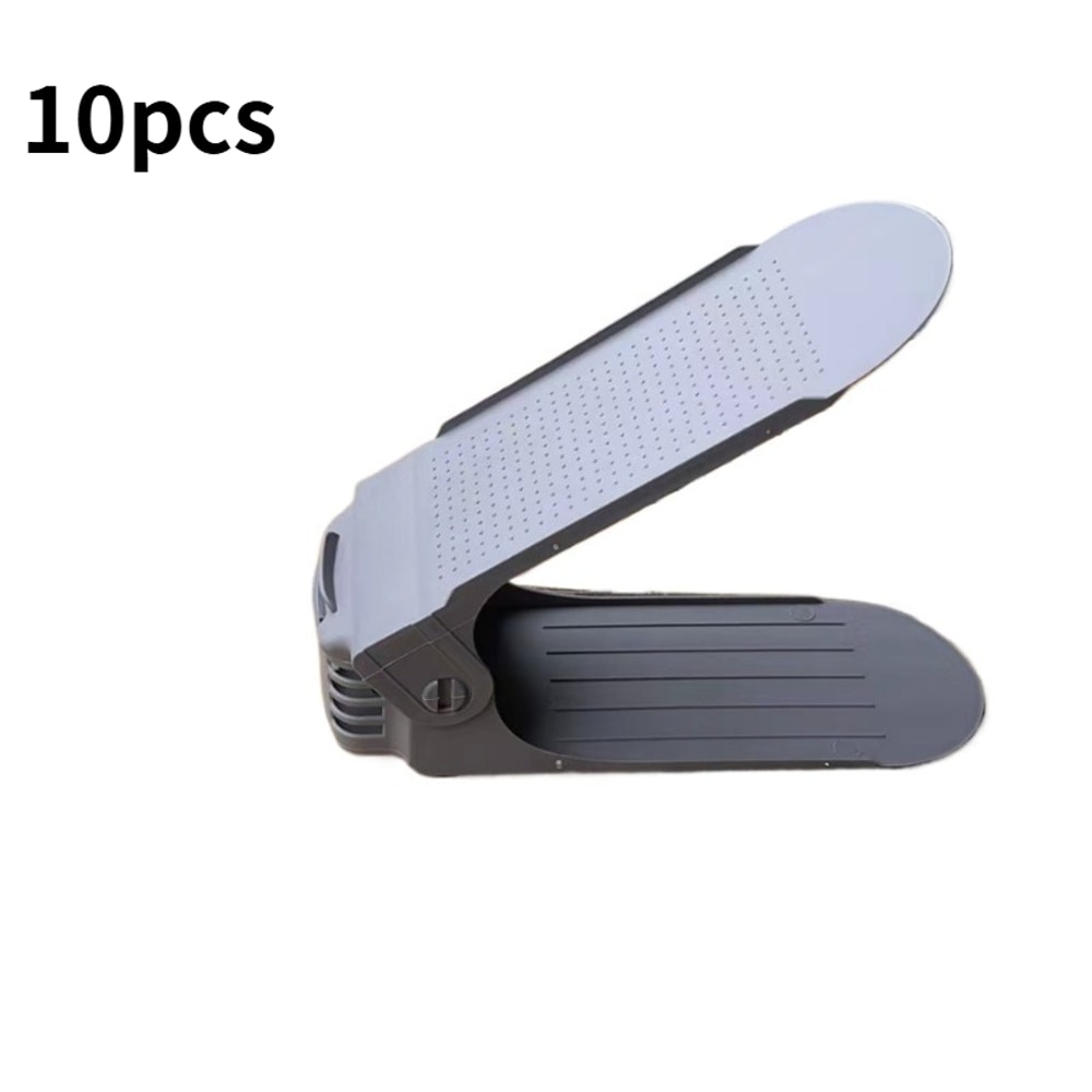 Shoe Slots Space Saving Saver 4 Gears Adjustable Shoe Stacker Organizer For Household Storage 9