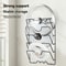 Wall Mounted Pot Lid Rack For Household Kitchen Multi Functional Perforated Five Layers Organizer 0