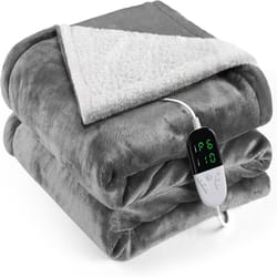 soft heated throw blanket electric blanket, heating levels, auto off, over heat protection