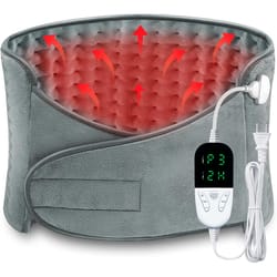 portable electric heating waist belt, thermal pad for office home, adjustable lumbar belt, abdomen back hand warmer