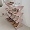 Z Shaped Fabric Shoe Rack, Simple Layer Assembled Dustproof Storage Rack for Household Use
