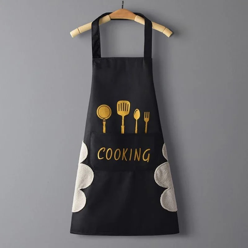 Waterproof Oilproof Kitchen Apron Lightweight Durable Cooking Baking Apron For Men Women Household 9