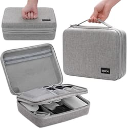 travel hard case digital storage bag, large capacity charger cable power bank organizer