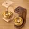 Vintage Wood Doorbell Chime Copper Bell Walnut Hanging Brass Wind Chimes Home Decorations