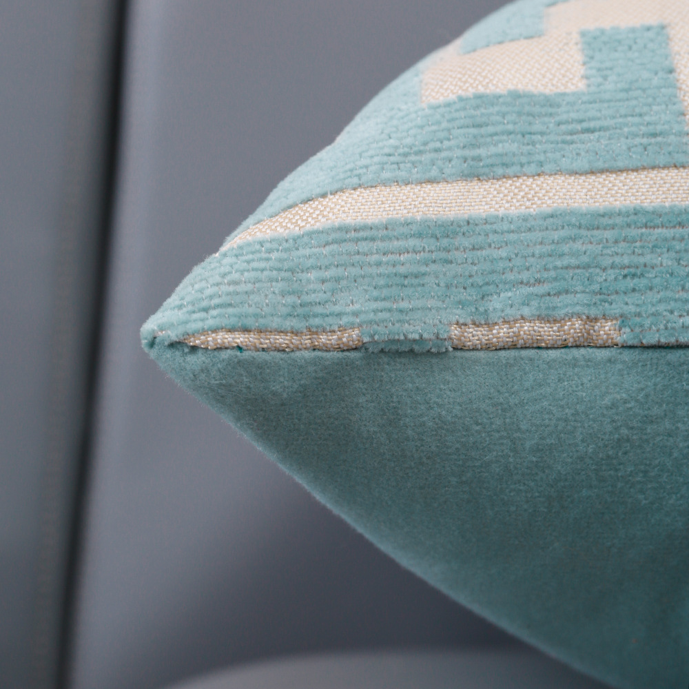 Geometric Patterned Polyester Jacquard Pillowcase Sofa Lumbar Pillow Covers For Spring Summer Autum 2