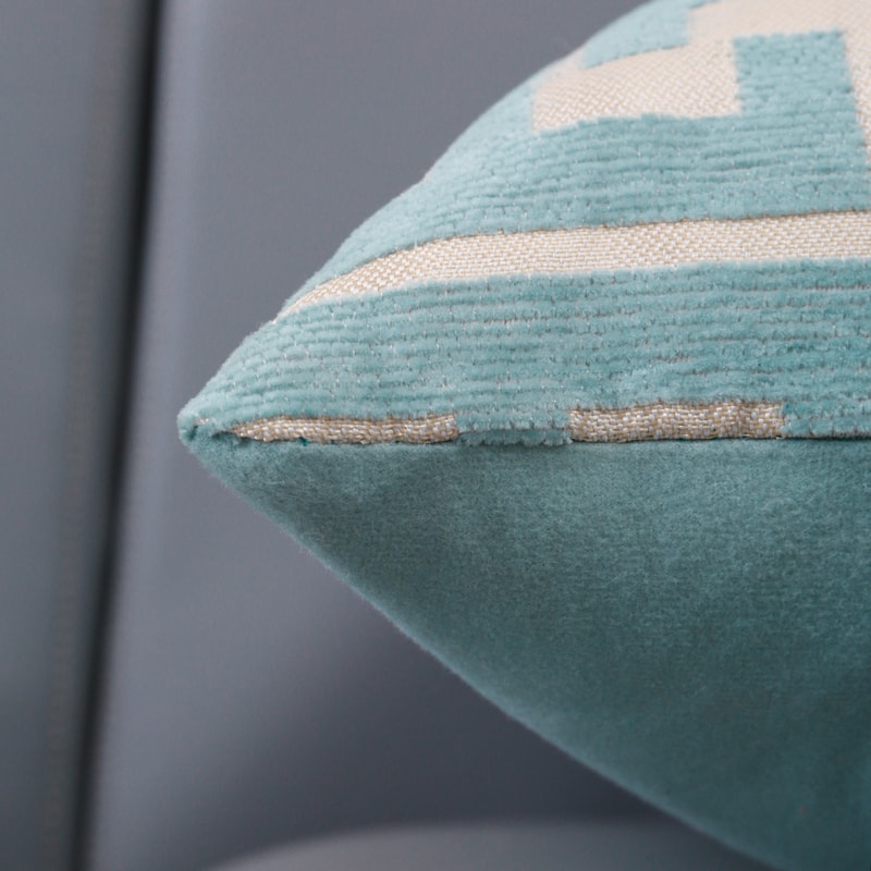 Geometric Patterned Polyester Jacquard Pillowcase Sofa Lumbar Pillow Covers For Spring Summer Autum 2