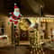 Hanging LED Santa Claus Watering Can Solar Snowman Kettle Outdoor Garden Lights Solar Light for Yard Lawn Christmas