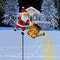 Hanging LED Santa Claus Watering Can Solar Snowman Kettle Outdoor Garden Lights Solar Light for Yard Lawn Christmas