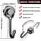 Strong Magnetic Hooks Black Neodymium Magnet Heavy Duty Swivel Hook For Grill Refrigerator Locker 4