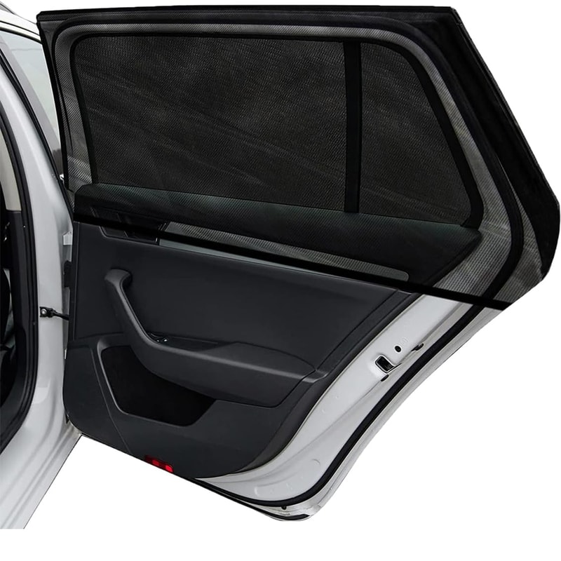 SUV Curtains Protection Car Sunshade Curtains Universal Side Window Shades Mosquito Mesh Net Auto A 0