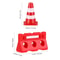 Mini Construction Traffic Sign Set, Mini Plastic Road Street Signs, Toys For Kids, Cone Construction Theme Party Gift