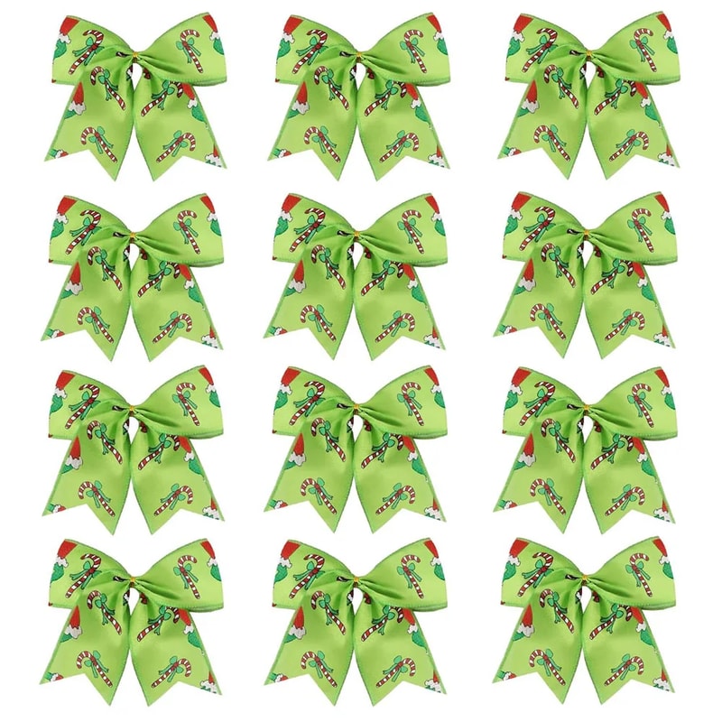 Christmas Bows For Wreaths DIY Xmas Tree Decorations Gift Wrapping Garland 6