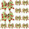 Christmas Bows For Wreaths DIY Xmas Tree Decorations Gift Wrapping Garland 9