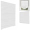 Nonwoven Self-adhesive Shades Half Windows Bathroom Balcony Pleated Blinds Folding Curtains