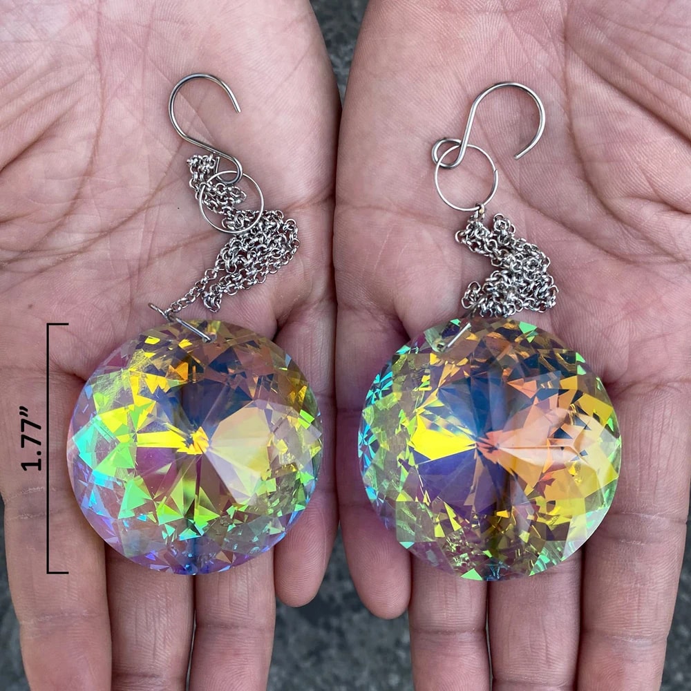 Window Hanging Crystals Prism Suncatcher Rainbow Maker Pendant Crystal Sun Catcher 3