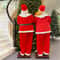 Collapsible Christmas Life Size Animated Rock Singing Santa Claus Decoration for Hotel Doorway