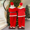 Collapsible Christmas Life Size Animated Rock Singing Santa Claus Decoration for Hotel Doorway