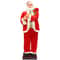 Collapsible Christmas Life Size Animated Rock Singing Santa Claus Decoration for Hotel Doorway