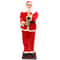 Collapsible Christmas Life Size Animated Rock Singing Santa Claus Decoration for Hotel Doorway