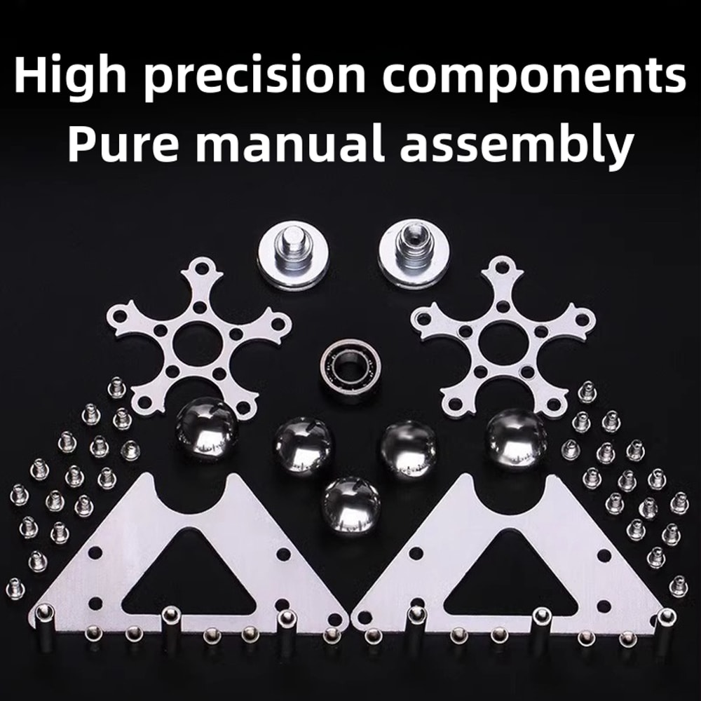 Creative Metal Ornaments Fingertip Gyroscopic Wheel, Adult Decompression Venting Device Advanced Mechanical Desktop