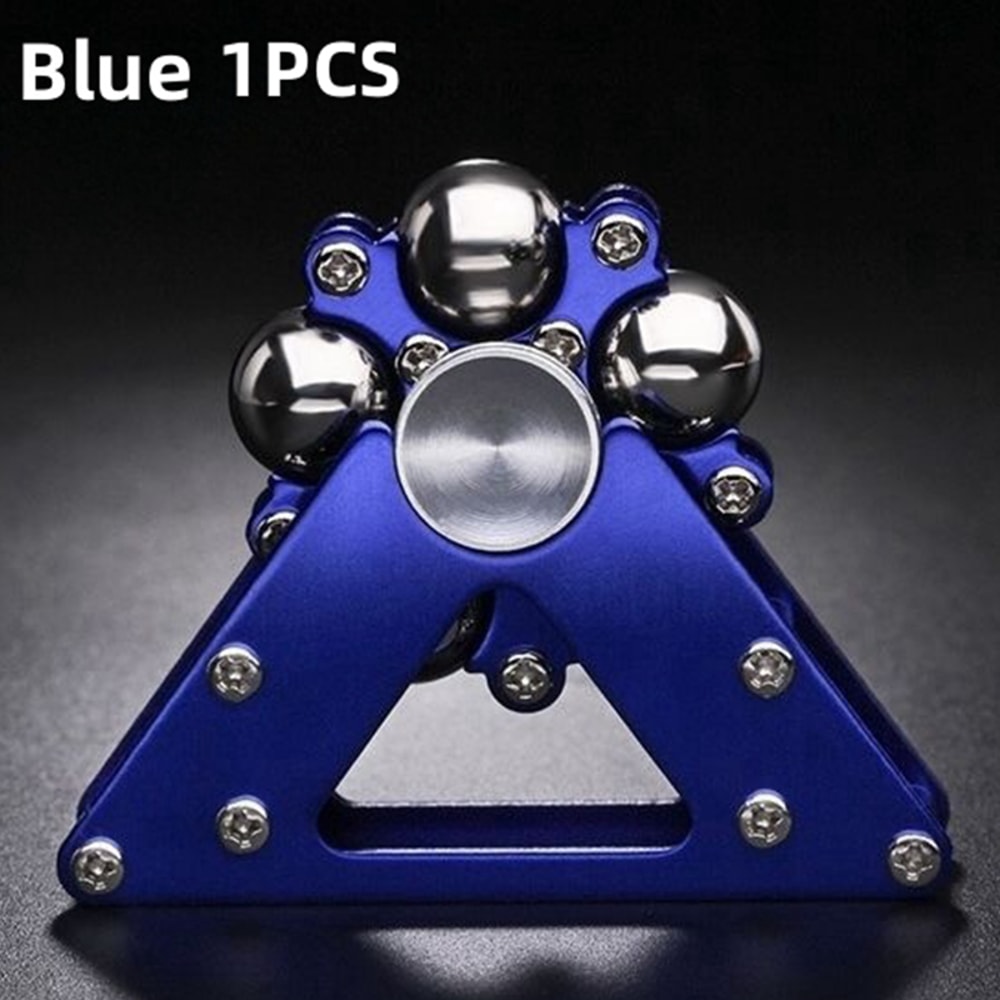 Creative Metal Ornaments Fingertip Gyroscopic Wheel, Adult Decompression Venting Device Advanced Mechanical Desktop