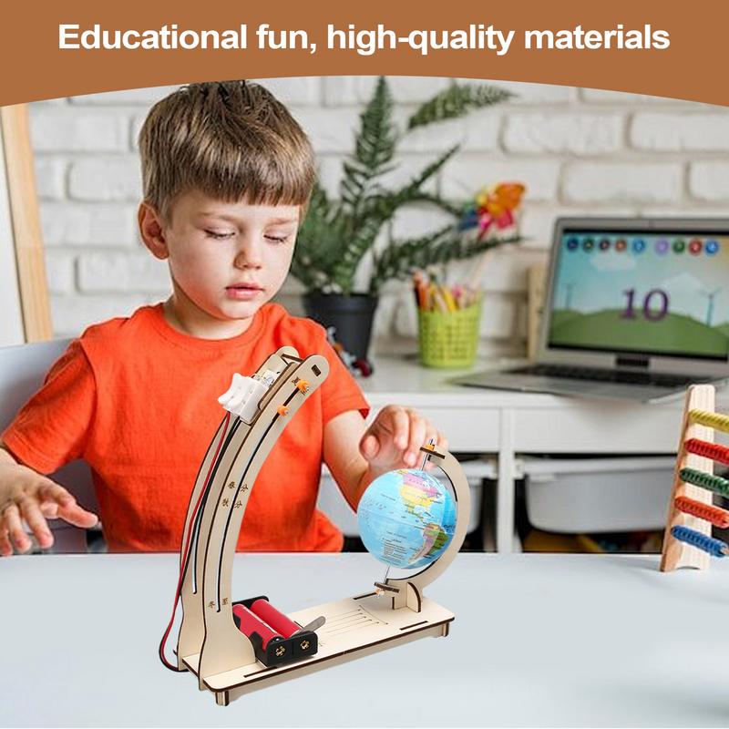 DIY Earth Day Night Alternation Simulation Science Toys for Kids Learning