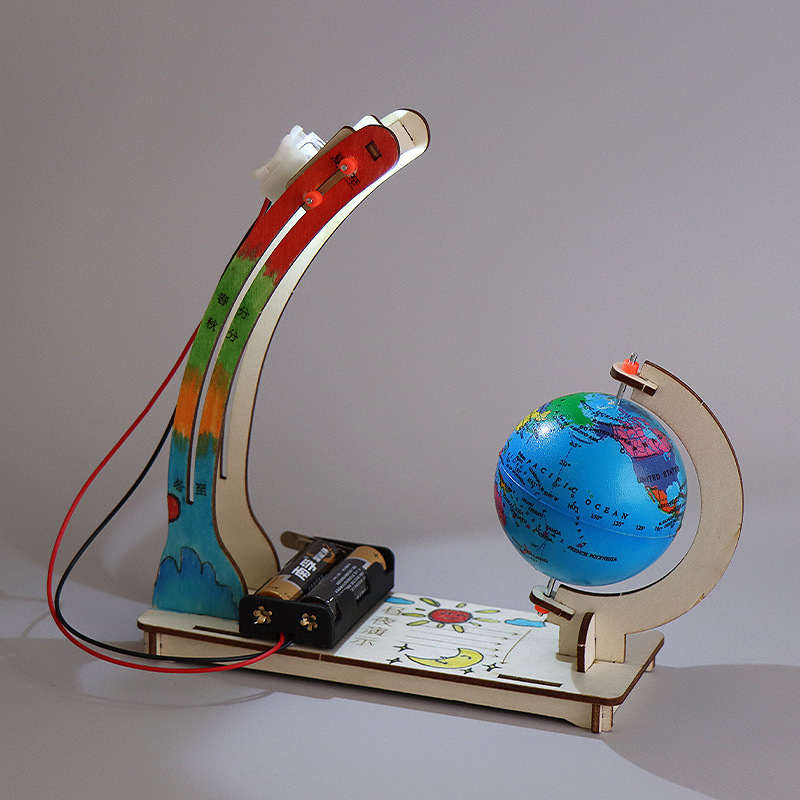 DIY Earth Day Night Alternation Simulation Science Toys for Kids Learning