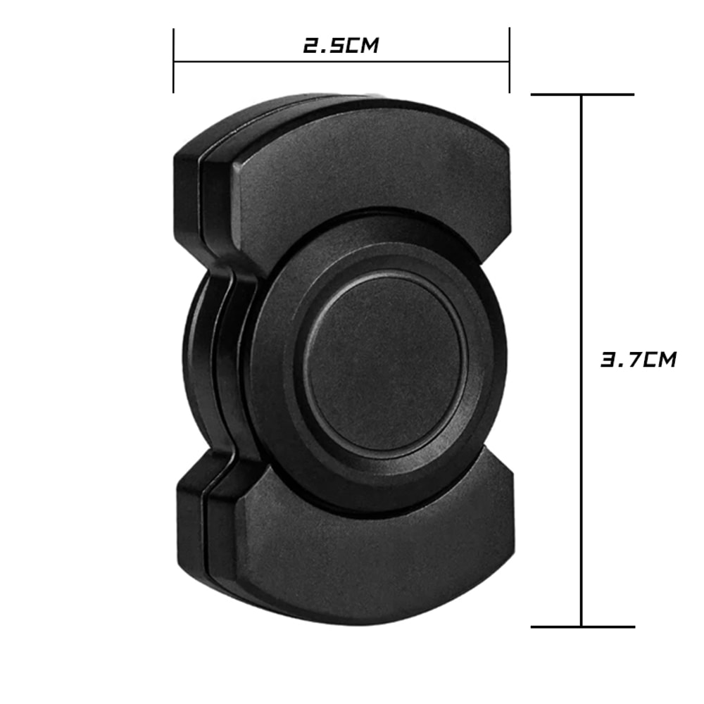 Hand Spinning Card Metal Magnetic Slider Gyroscope Fidget Toy for Adults Anti Anxiety