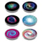 Stainless Steel Galaxy Star Decompression Gyroscope Toy Stress Resistant Fingertip Rotating Gyroscope Table for Kids