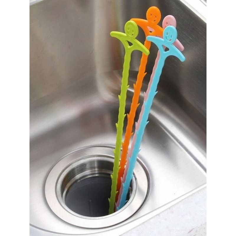Drain Cleaner Sewer Filter Hair Cleaning Hook Sink Pipe Dredger Anti Clogging Tools for Floor Wig Removal Clogs
