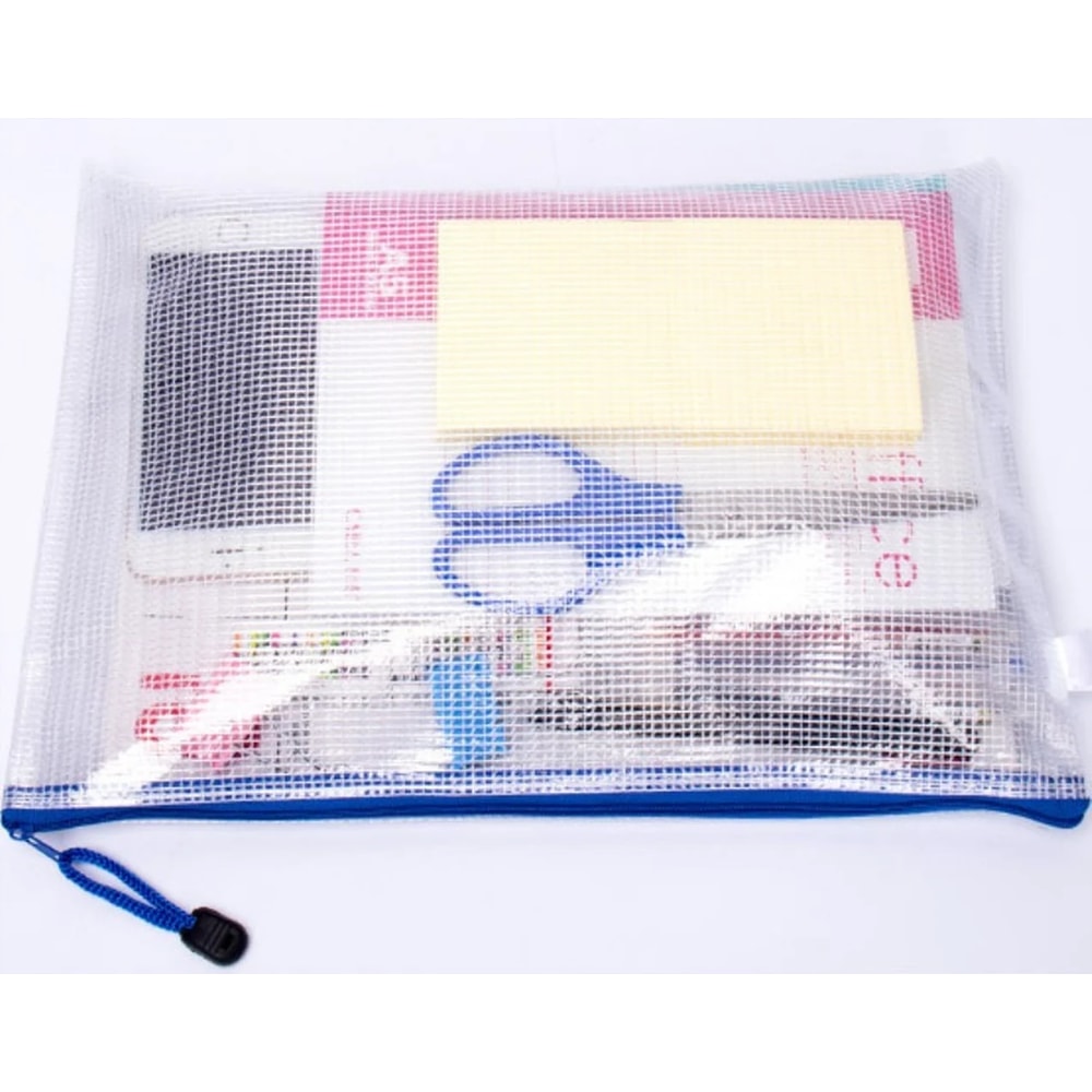 Waterproof Zipper Paper File Folder Document Bag For Students Office Supplies 1