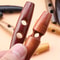 Trendy Wooden Horn Buckles Womens Wind Coat Buttons For Sewing And DIY Apparel Projects Beautiful A 0